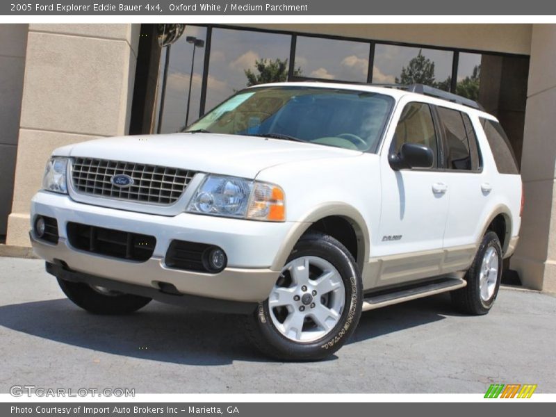 Oxford White / Medium Parchment 2005 Ford Explorer Eddie Bauer 4x4