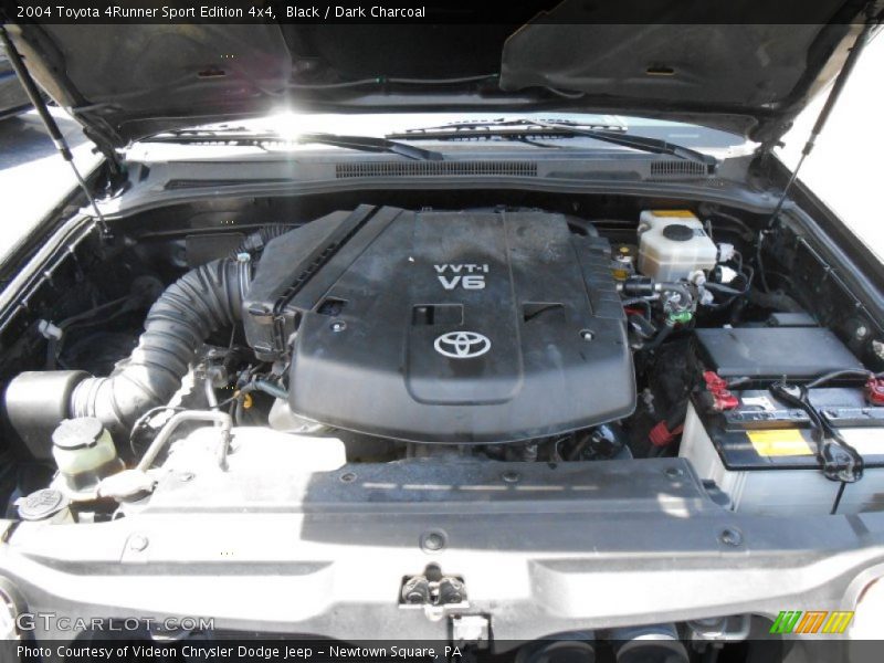 Black / Dark Charcoal 2004 Toyota 4Runner Sport Edition 4x4
