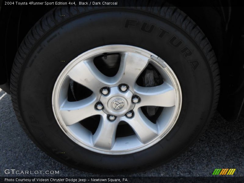Black / Dark Charcoal 2004 Toyota 4Runner Sport Edition 4x4