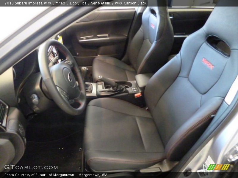  2013 Impreza WRX Limited 5 Door WRX Carbon Black Interior