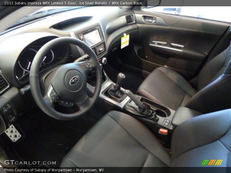 WRX Carbon Black Interior - 2013 Impreza WRX Limited 5 Door 