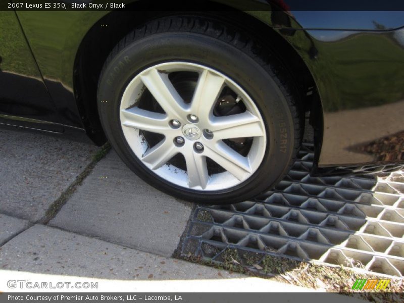 Black Onyx / Black 2007 Lexus ES 350