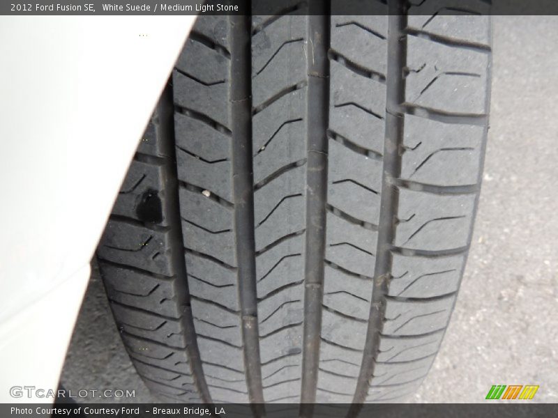 White Suede / Medium Light Stone 2012 Ford Fusion SE