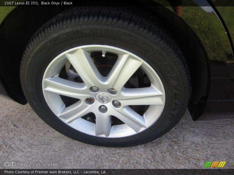 Black Onyx / Black 2007 Lexus ES 350