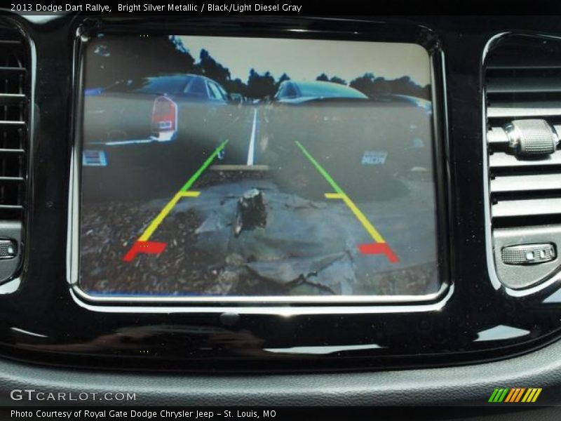 Bright Silver Metallic / Black/Light Diesel Gray 2013 Dodge Dart Rallye