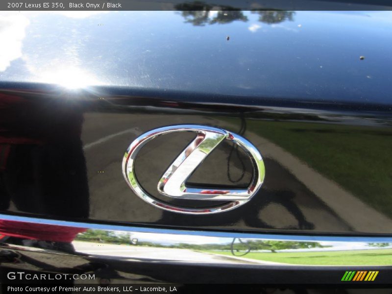 Black Onyx / Black 2007 Lexus ES 350
