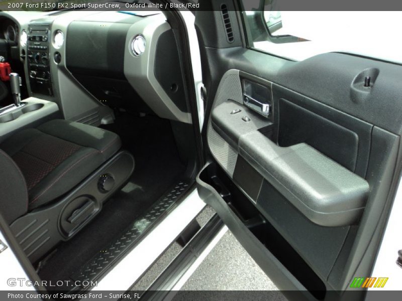 Oxford White / Black/Red 2007 Ford F150 FX2 Sport SuperCrew