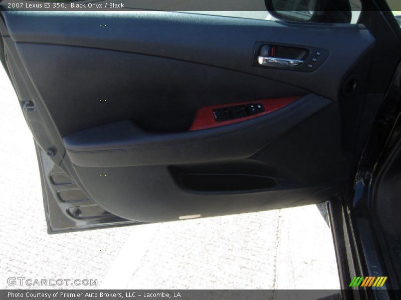 Black Onyx / Black 2007 Lexus ES 350