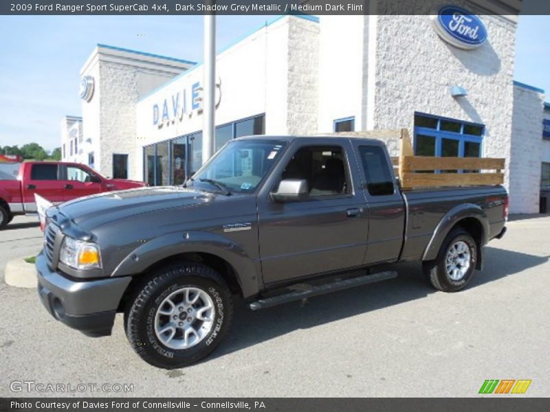 Dark Shadow Grey Metallic / Medium Dark Flint 2009 Ford Ranger Sport SuperCab 4x4