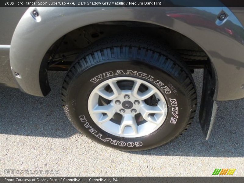 Dark Shadow Grey Metallic / Medium Dark Flint 2009 Ford Ranger Sport SuperCab 4x4