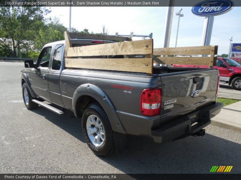 Dark Shadow Grey Metallic / Medium Dark Flint 2009 Ford Ranger Sport SuperCab 4x4