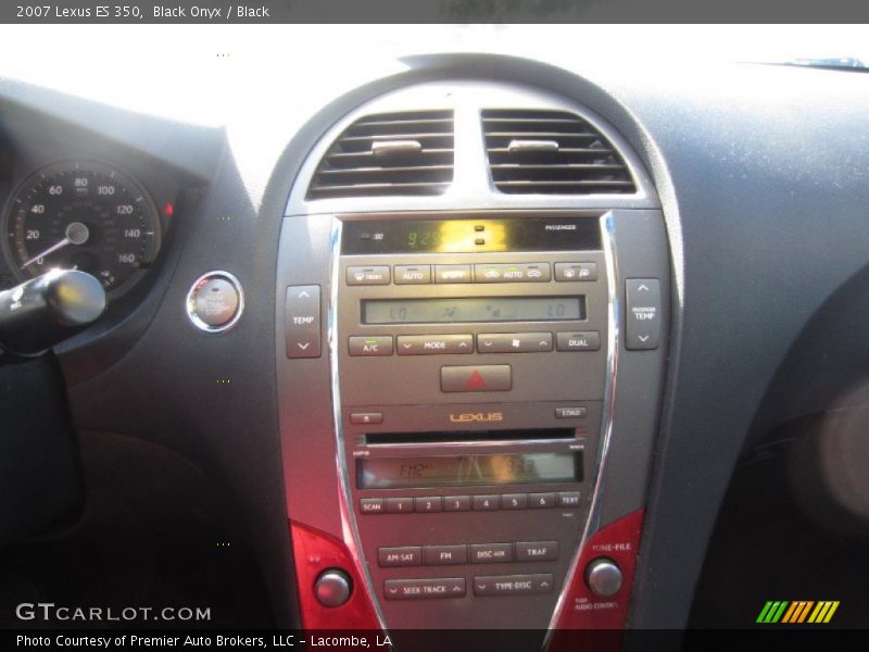 Black Onyx / Black 2007 Lexus ES 350
