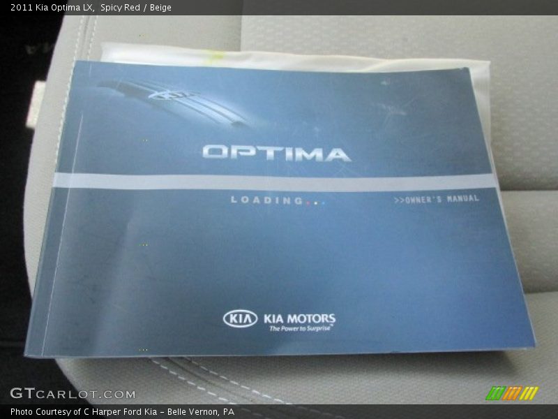 Spicy Red / Beige 2011 Kia Optima LX