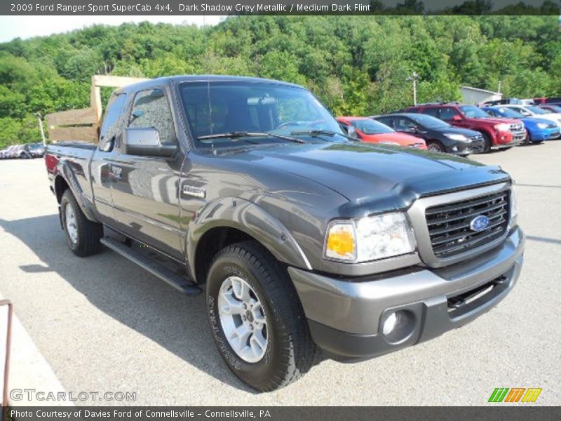 Dark Shadow Grey Metallic / Medium Dark Flint 2009 Ford Ranger Sport SuperCab 4x4