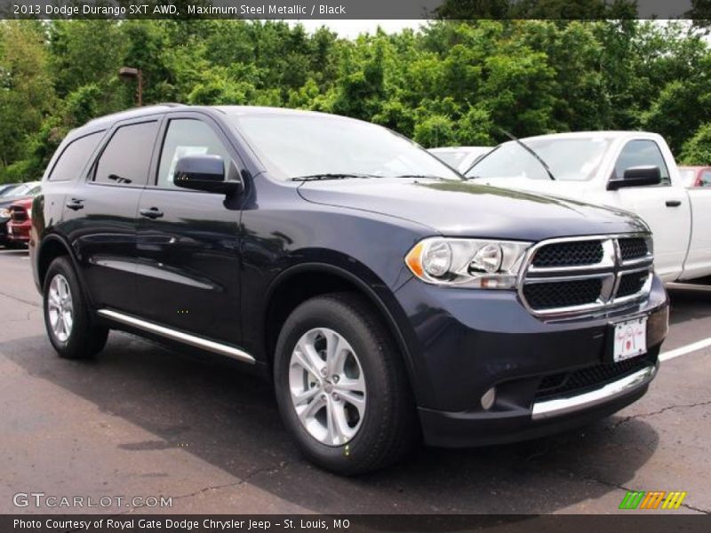 Maximum Steel Metallic / Black 2013 Dodge Durango SXT AWD