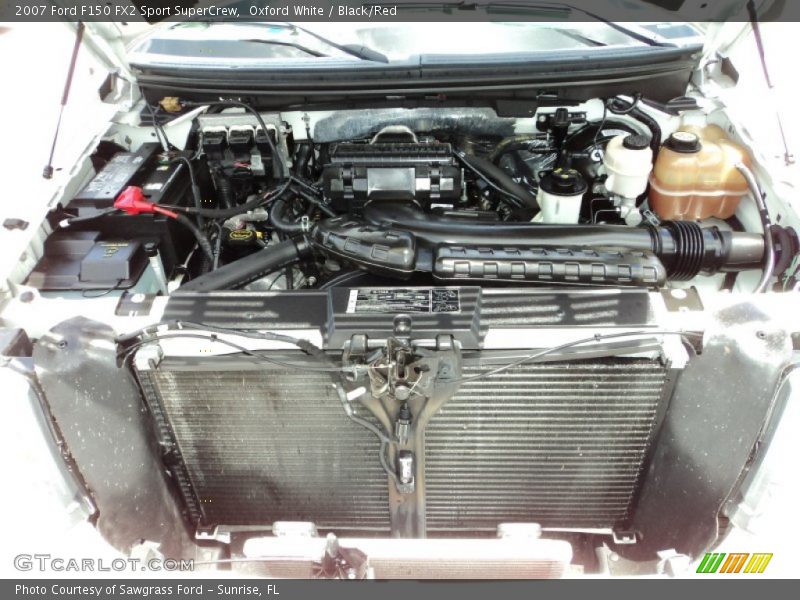 Oxford White / Black/Red 2007 Ford F150 FX2 Sport SuperCrew