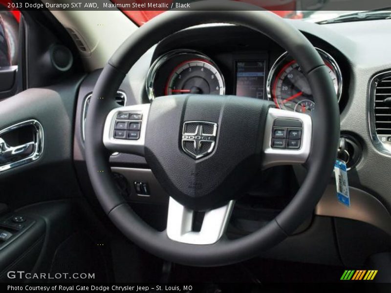 Maximum Steel Metallic / Black 2013 Dodge Durango SXT AWD