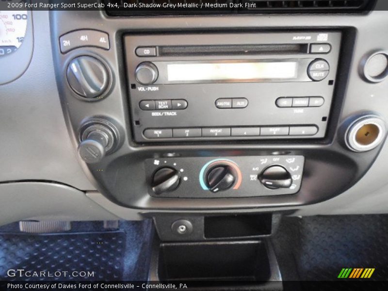 Dark Shadow Grey Metallic / Medium Dark Flint 2009 Ford Ranger Sport SuperCab 4x4