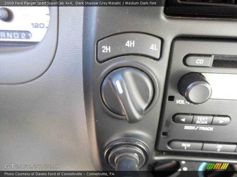 Dark Shadow Grey Metallic / Medium Dark Flint 2009 Ford Ranger Sport SuperCab 4x4