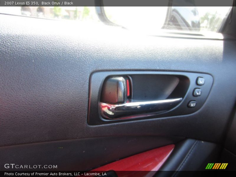 Black Onyx / Black 2007 Lexus ES 350