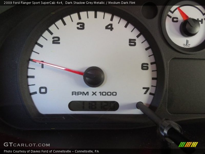 Dark Shadow Grey Metallic / Medium Dark Flint 2009 Ford Ranger Sport SuperCab 4x4