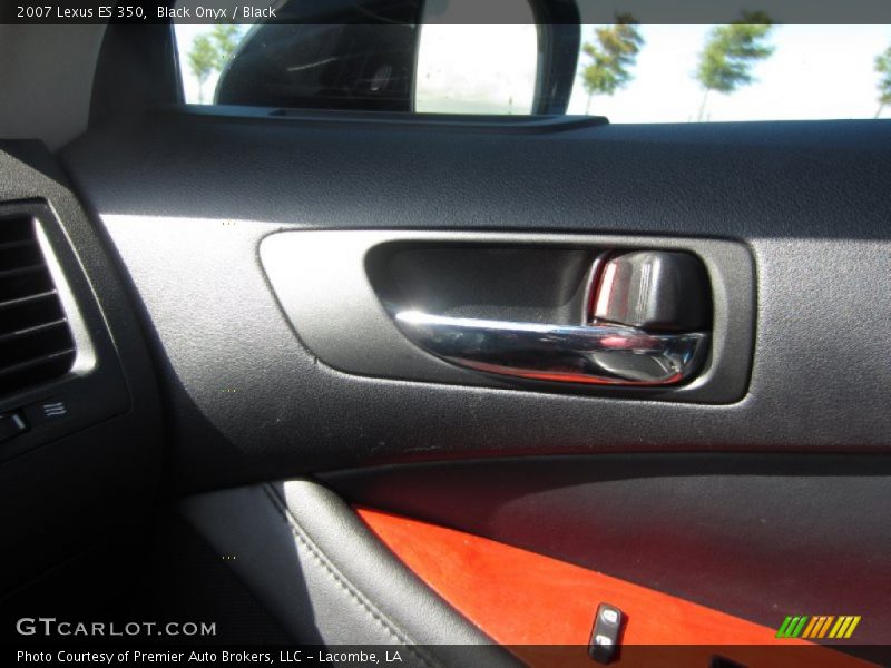 Black Onyx / Black 2007 Lexus ES 350
