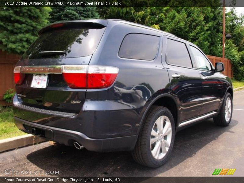 Maximum Steel Metallic / Black 2013 Dodge Durango Crew AWD