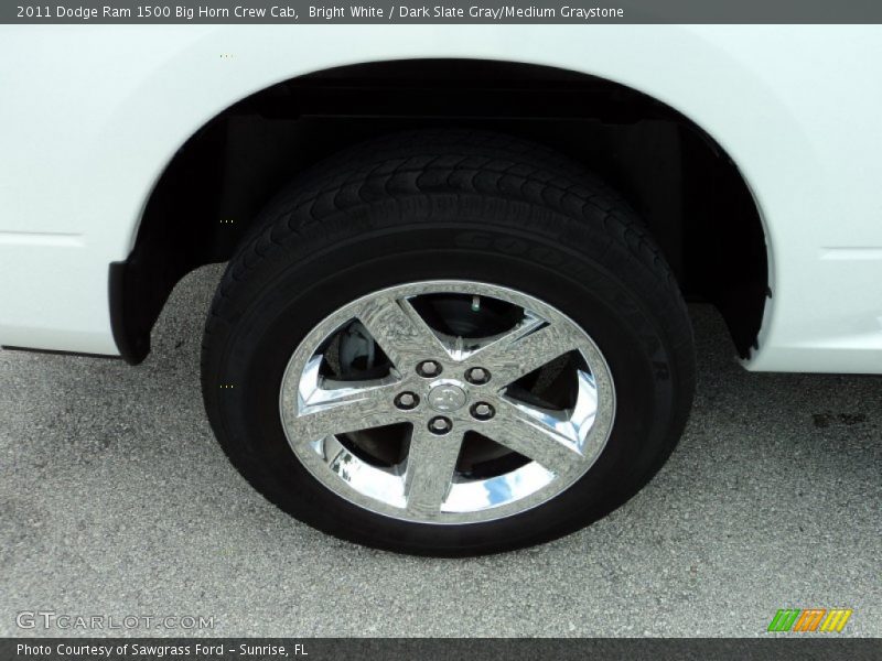 Bright White / Dark Slate Gray/Medium Graystone 2011 Dodge Ram 1500 Big Horn Crew Cab