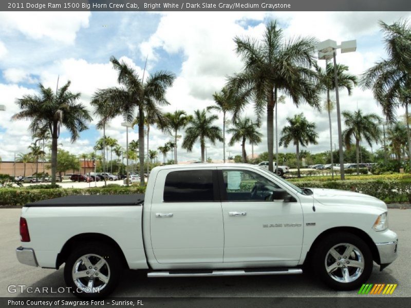 Bright White / Dark Slate Gray/Medium Graystone 2011 Dodge Ram 1500 Big Horn Crew Cab
