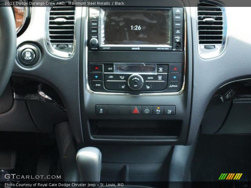 Maximum Steel Metallic / Black 2013 Dodge Durango Crew AWD