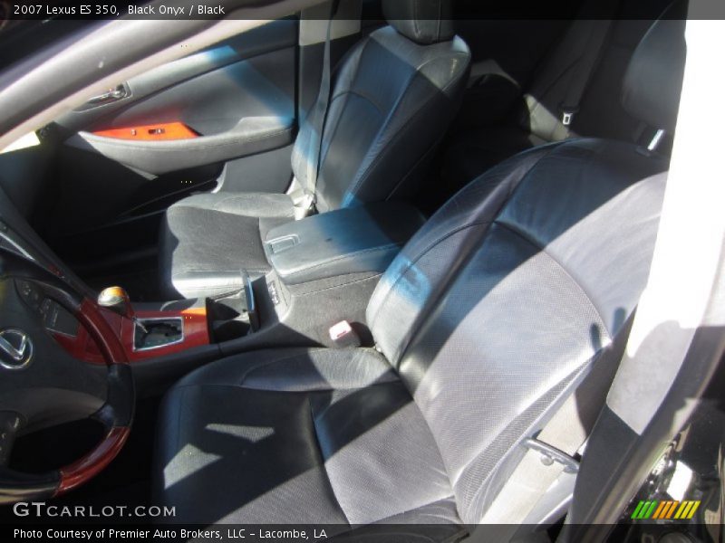 Black Onyx / Black 2007 Lexus ES 350