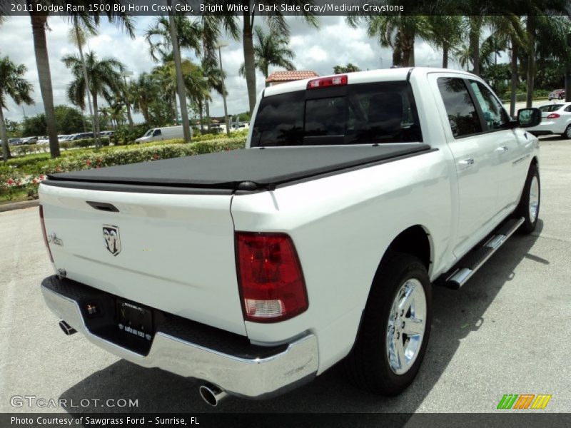 Bright White / Dark Slate Gray/Medium Graystone 2011 Dodge Ram 1500 Big Horn Crew Cab