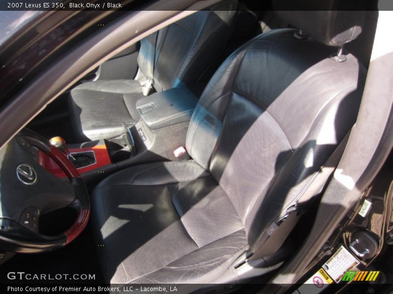 Black Onyx / Black 2007 Lexus ES 350