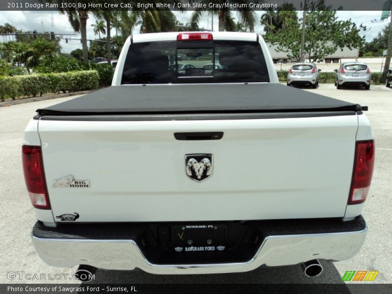 Bright White / Dark Slate Gray/Medium Graystone 2011 Dodge Ram 1500 Big Horn Crew Cab