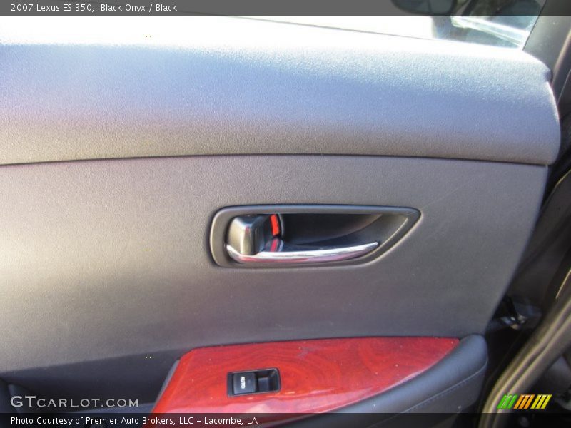 Black Onyx / Black 2007 Lexus ES 350