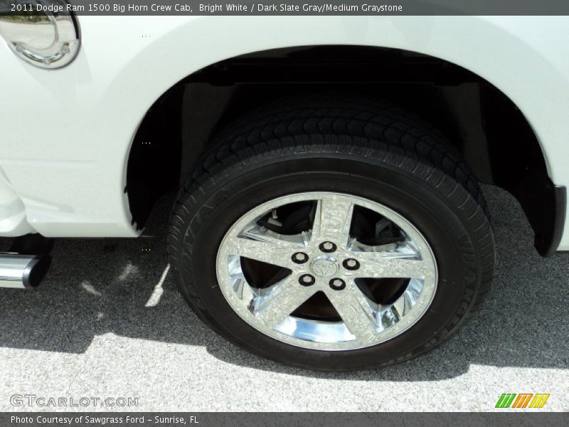Bright White / Dark Slate Gray/Medium Graystone 2011 Dodge Ram 1500 Big Horn Crew Cab