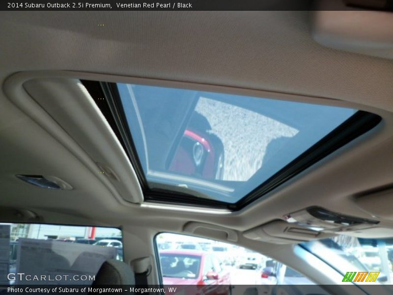 Venetian Red Pearl / Black 2014 Subaru Outback 2.5i Premium