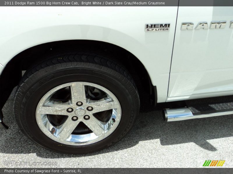 Bright White / Dark Slate Gray/Medium Graystone 2011 Dodge Ram 1500 Big Horn Crew Cab