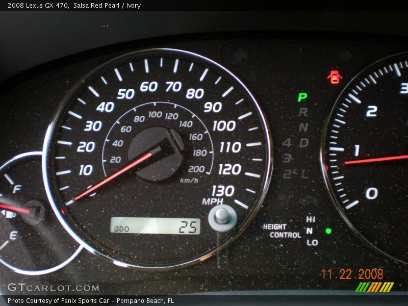 Salsa Red Pearl / Ivory 2008 Lexus GX 470