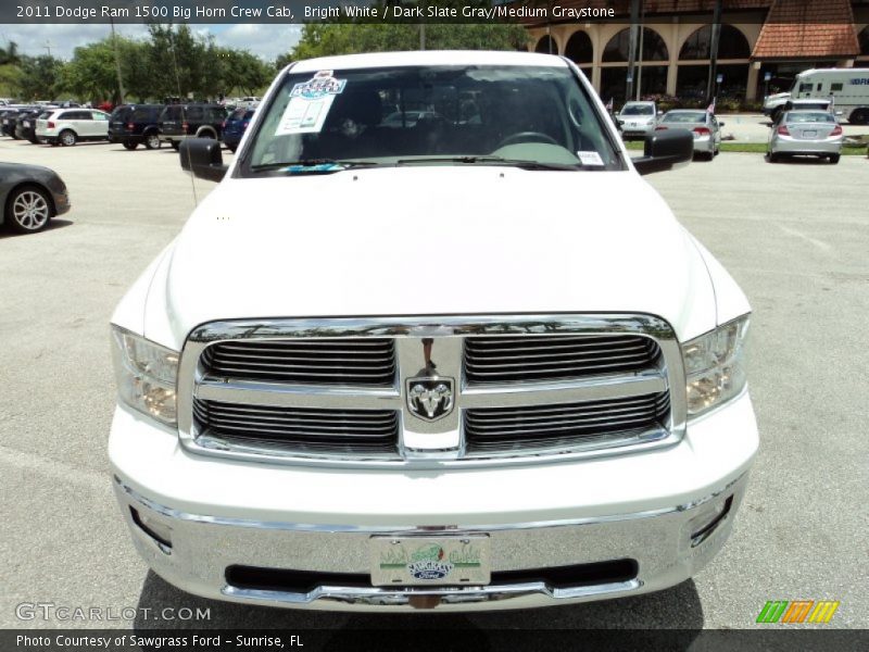 Bright White / Dark Slate Gray/Medium Graystone 2011 Dodge Ram 1500 Big Horn Crew Cab