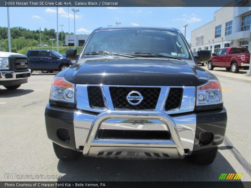 Galaxy Black / Charcoal 2009 Nissan Titan SE Crew Cab 4x4