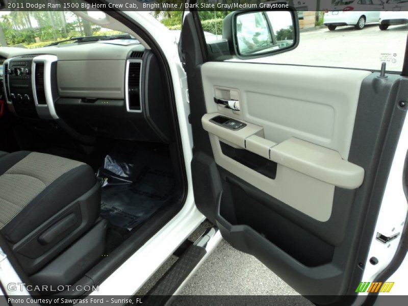 Bright White / Dark Slate Gray/Medium Graystone 2011 Dodge Ram 1500 Big Horn Crew Cab