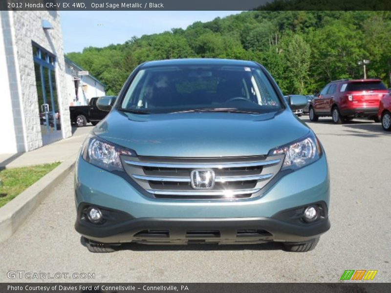 Opal Sage Metallic / Black 2012 Honda CR-V EX 4WD