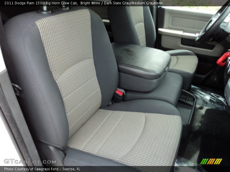 Bright White / Dark Slate Gray/Medium Graystone 2011 Dodge Ram 1500 Big Horn Crew Cab