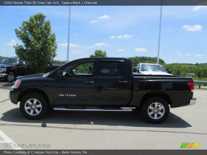 Galaxy Black / Charcoal 2009 Nissan Titan SE Crew Cab 4x4
