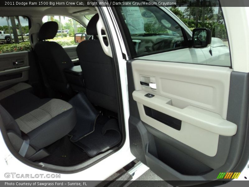 Bright White / Dark Slate Gray/Medium Graystone 2011 Dodge Ram 1500 Big Horn Crew Cab