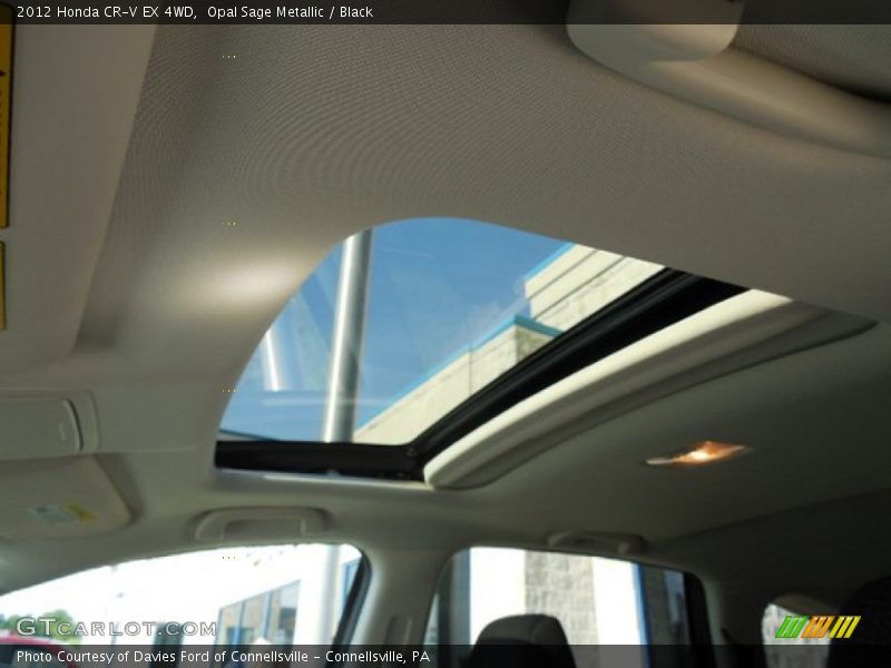 Opal Sage Metallic / Black 2012 Honda CR-V EX 4WD