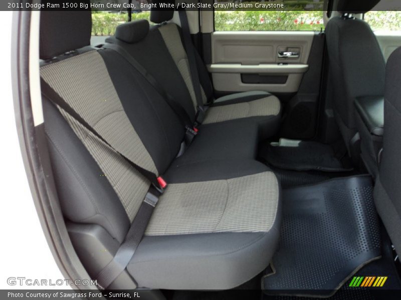 Bright White / Dark Slate Gray/Medium Graystone 2011 Dodge Ram 1500 Big Horn Crew Cab