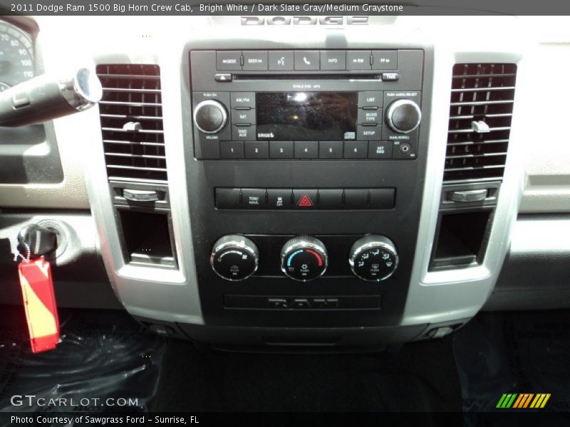 Bright White / Dark Slate Gray/Medium Graystone 2011 Dodge Ram 1500 Big Horn Crew Cab