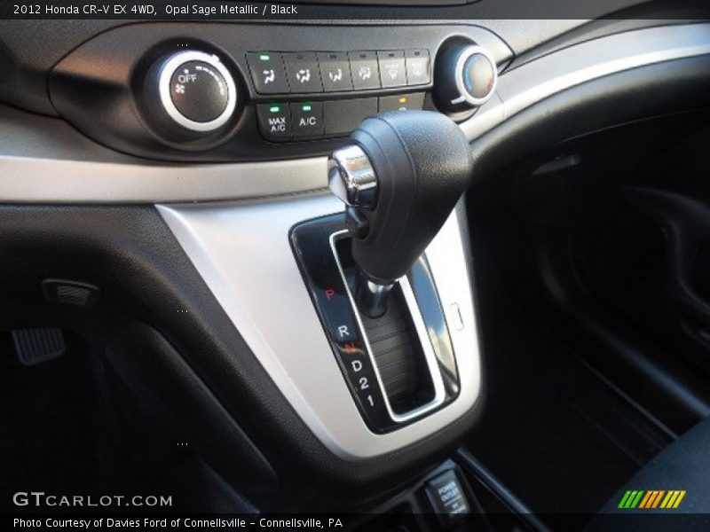 Opal Sage Metallic / Black 2012 Honda CR-V EX 4WD